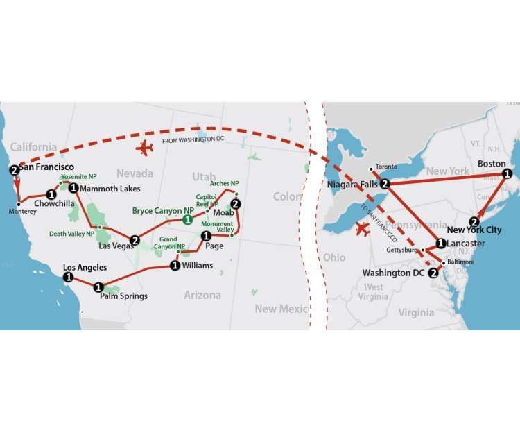 Best of the East & West (23 dagen)